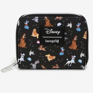 LOUNGEFLY DISNEY DOGS Zip-Around WALLET!